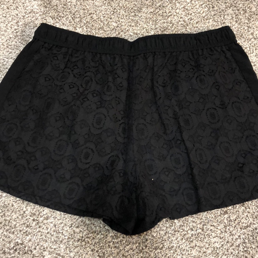 LOFT Black Lace Shorts - Picture 6 of 8